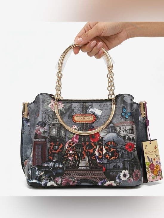 Nicole Lee Handbags - Nicole Lee Paris In Fall Bag Special Edition Handbag And Crossbody Bag 👜💖